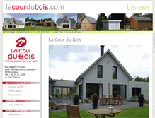 Tablet Screenshot of lacourdubois.com